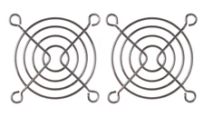 LOT OF TWO  60mm Fan Finger Guard Metal Grill Protector Computer Cover 2pcs