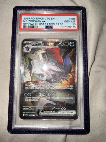 N's Zoroark EX 185/159 Sv09: Journey Together PSA 10