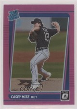 2021 Panini Donruss Optic Rated Rookie Pink Prizm Casey Mize #39 0q0m