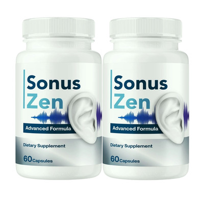 2-Pack SonusZen Capsules - Sonus Zen For Hearing and Ear Support - 120 Capsules