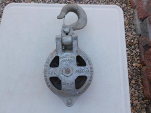 Vintage Western Power Products Aluminum SWL 6000 LBS Snatch Block Pulley S-606