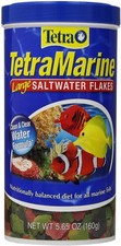 TetraMarine Large Saltwater Flakes For All Marine Fish, 5.65 Ounces