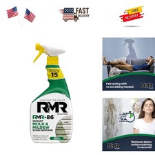 RMR-86 Instant Mold & Mildew Stain Remover Spray - 30 Fl Oz, No Scrubbing Needed 1.17 per fl oz