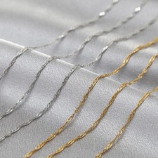 5meters stainless steel gold/silver curb link chain craft jewelry making finding
