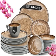 Moritz & Moritz ORGANIC 24-tlg. Geschirrset 6...