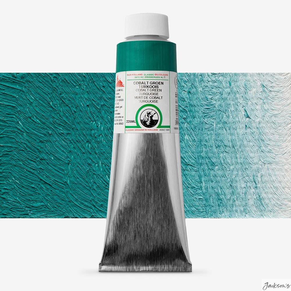 Old Holland Classic Oil Paint Cobalt Green Turquoise 225ml Artist Painting