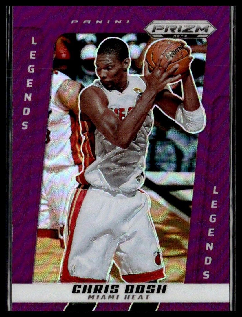 2024-25 Panini Prizm Deca 239 Chris Bosh Miami Heat Purple 20/99