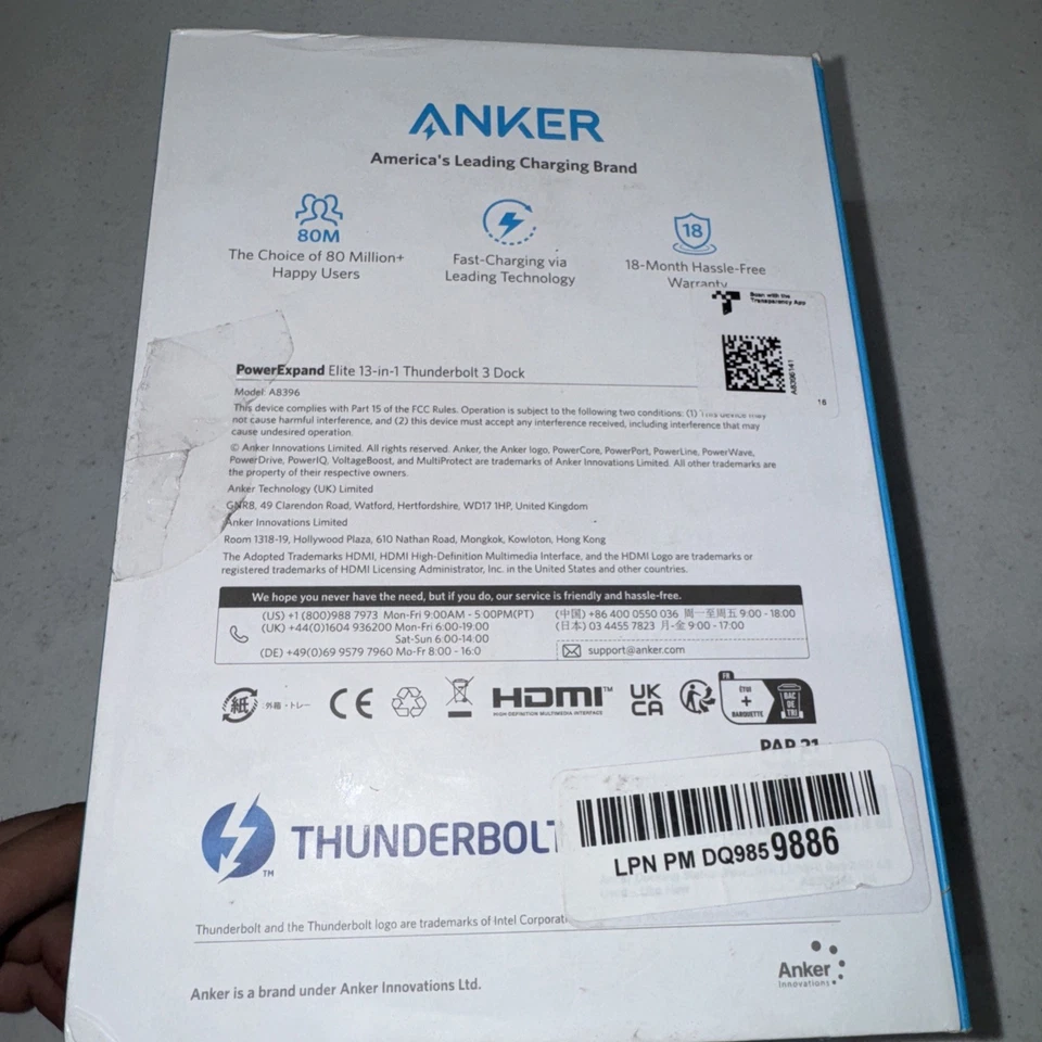 Anker Docking Station 577 (13-in-1) Laptop Phone 4K A8396141 - Silver - Image 2 of 4