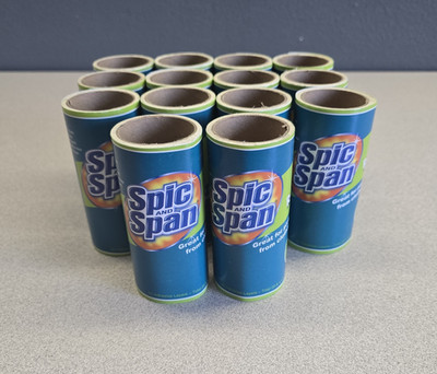 Spic and Span Lint Roller - 40 Count Refill Lot of 14