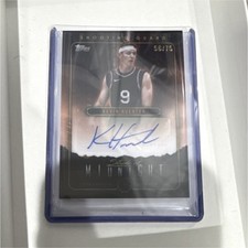 2023-24 Topps Midnight Kevin Huerter Stroke of Midnight Dusk /75 Kings #SMA-KH