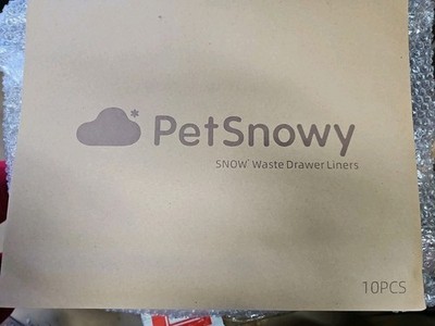 Cat Litter Box Liners for PetSnowy SNOW+ Cat Litter Box, 60 PCS Self-Sealing ...
