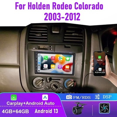 7'' 4+64GB For Holden Rodeo Colorado 2003-2012 Car Radio Wireless Carplay GPS BT