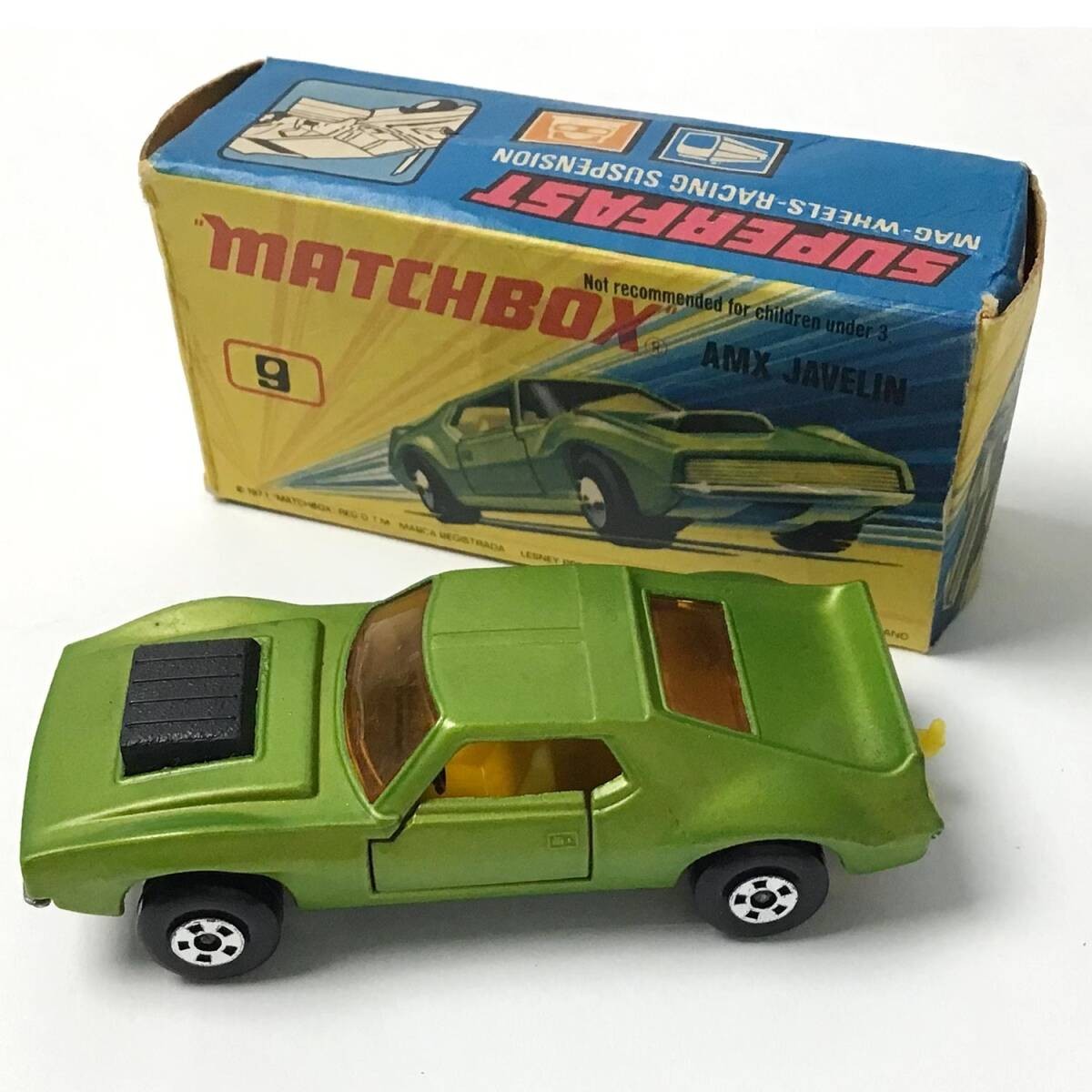 ミニカー MATCHBOX 1972 Superfast AMX JAVELIN 9-B