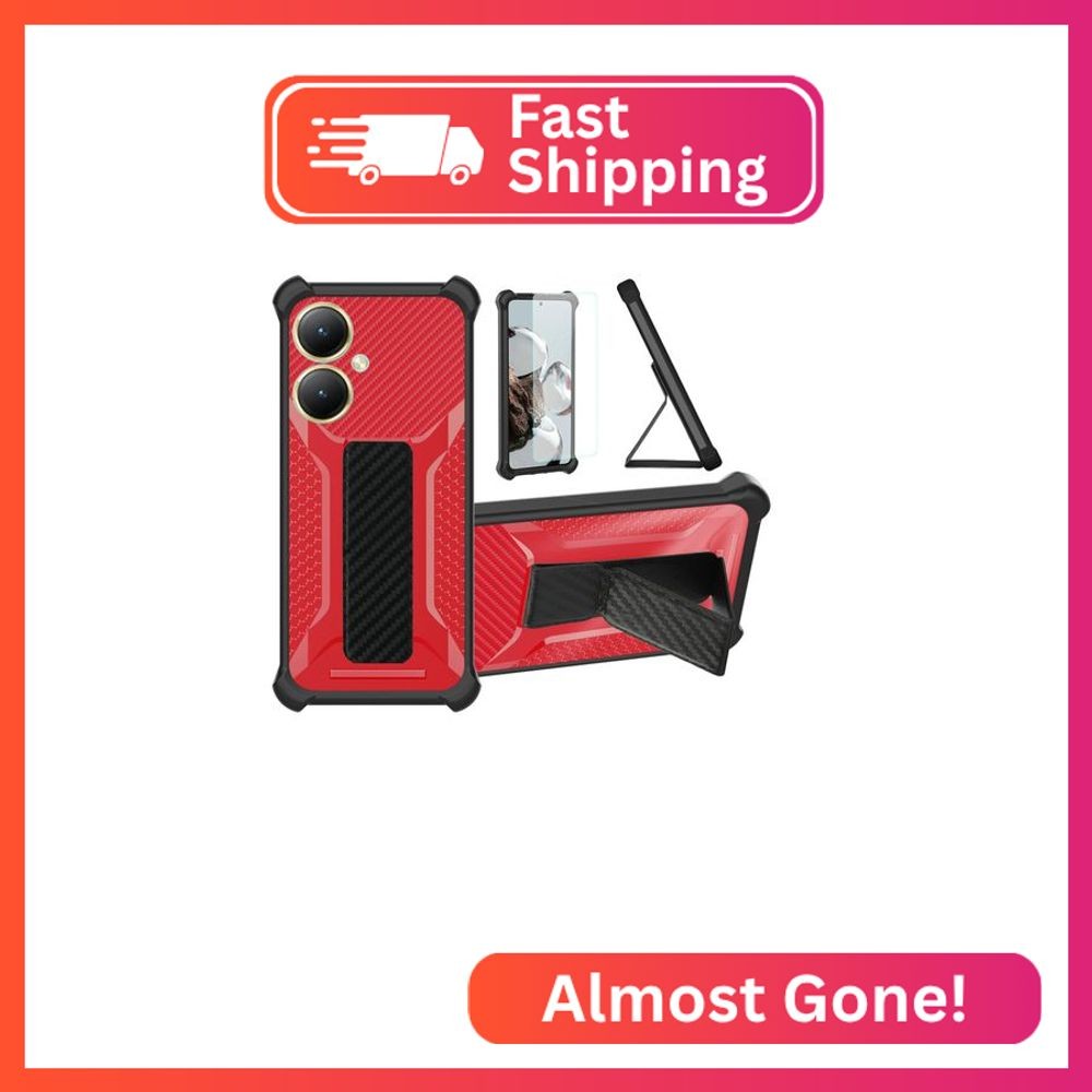 Vivo Y35+ 5G Case with Tempered Glass