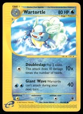 Wartortle 92/165 Uncommon Expedition Base Set Pokemon Lightly Played
