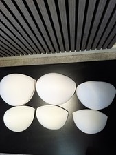 Bra Cup Inserts 6 Pair Pack For Clothes Sewing Craft Breast Uplift And Fairmness