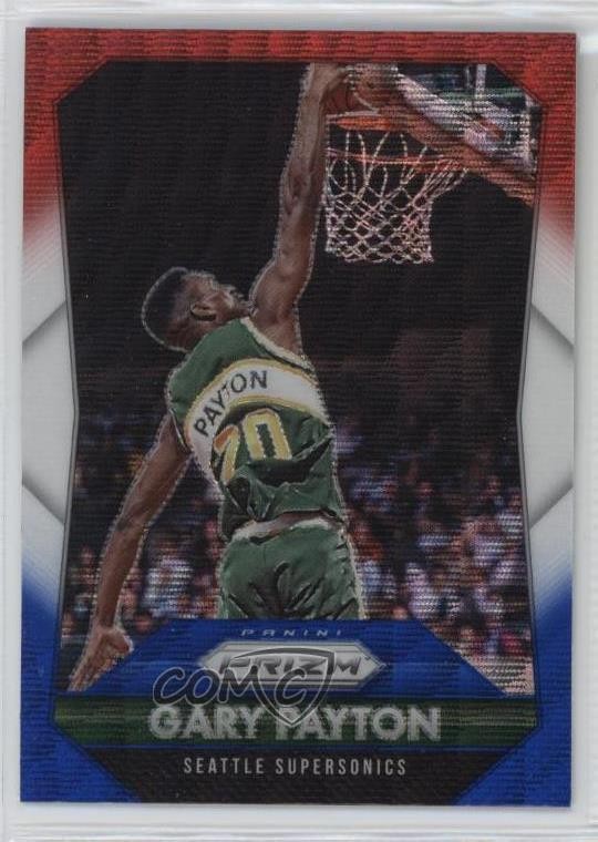 2015-16 Panini Prizm Red White & Blue Prizm Gary Payton #285 HOF 11p9