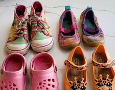 Precious Bundle of of Toddler Girl's Summer Shoes, Size 6