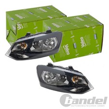 2x VALEO H4 W5W SCHEINWERFER SATZ passend für VW POLO LINKS+RECHTS