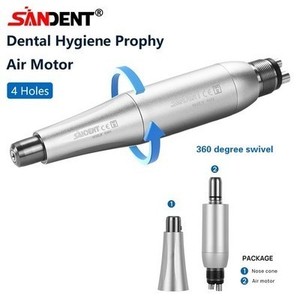 Dental 360 Swivel Hygiene Prophy Handpiece 4:1 air Motor 4 Holes straight USA