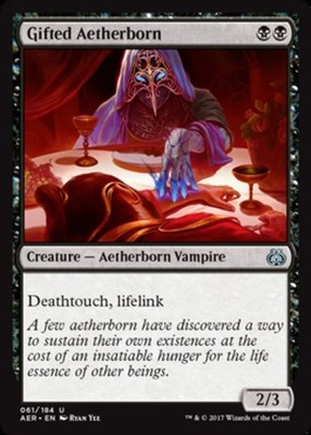 1x Gifted Aetherborn MTG - Aether Revolt - Moderate Play