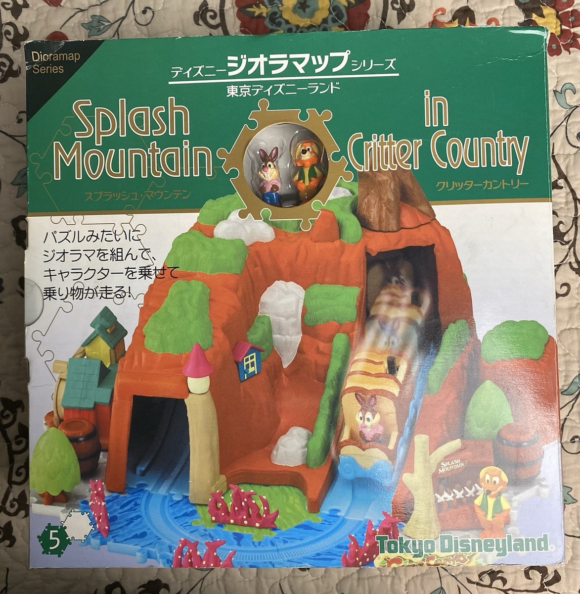 ★DISNEY RESORT　 新品未使用　2点セット　 ギフト　プレゼント NIB ~ Tokyo Disneyland ~ Rare Splash Mountain Diorama Set W/Brer