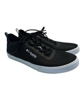 Columbia PFG Men  s Black And White Boat Shoes Size 8
