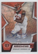 2019 Rookies & Stars Longevity Signatures 18/65 Stanley Morgan Jr #152 Auto he0