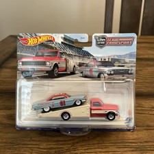 NEW Hot Wheels Team Transport ‘61 Impala With ‘72 Chevy Ramp Truck 🔥