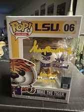 Kayshon Boutte Signed LSU Mike The Tiger Funko Pop! Beckett