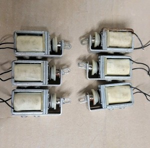 12/24v Electromagnetic Pull Solenoid, Lot of 6, Pre-owned
