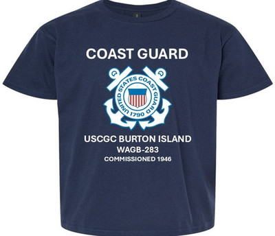 USCGC BURTON ISLAND  WAGB-283 * COMMISSIONED 1946 *USCG OFFICIALLY LICENSED