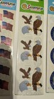 VTG 90s Y2K NOS Sandylion Stickers Lot (10) USA Flag Bald Eagles Liberty Bell — photo 4