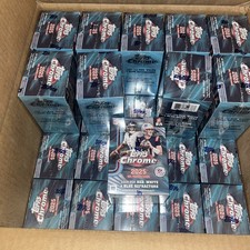 Lot Of 30 2025 Topps Chrome Football Blaster Boxes Factory Sealed