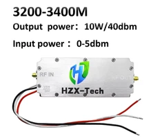 HZX-Tech 3200-3400MHZ 10W RF  Signal High Power Ampliifier WIFI  Extender