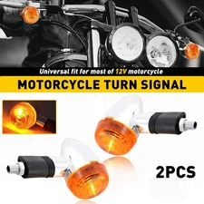 2pcs Motorcycle Bullet Turn Blinker Signals Light Indicator Amber Lamps for BMW