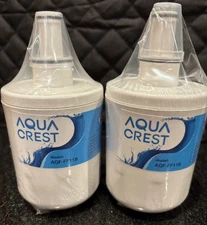 2 Aqua Crest Refrigerator Water Filters-  AQF-FF11B New Sealed Fits Samsung Refr
