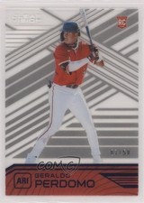 2021 Panini Chronicles Clear Vision Blue 7/50 Geraldo Perdomo #20 0q3
