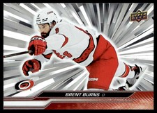 2023-24 Upper Deck Silver Outburst Brent Burns Carolina Hurricanes #285