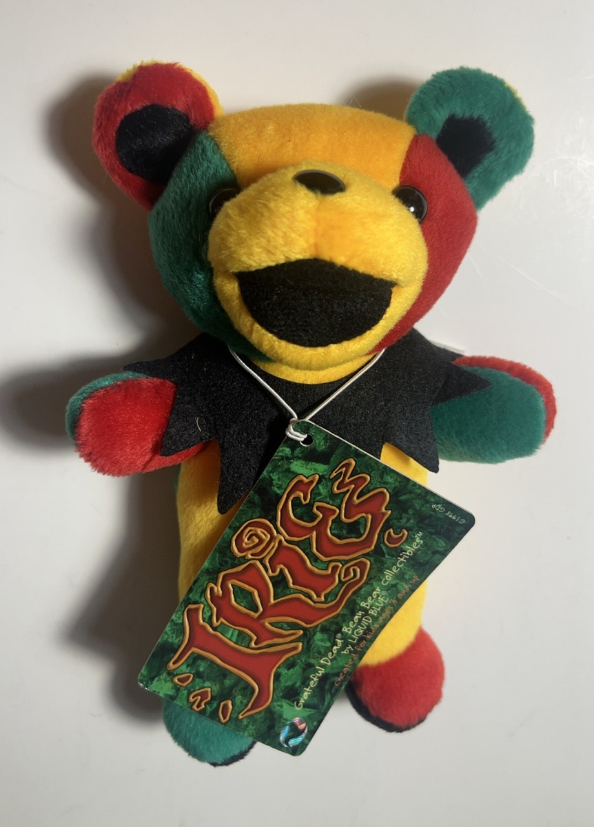 Grateful Dead Crazy Fingers 2nd Edition Bean Beanie Bear