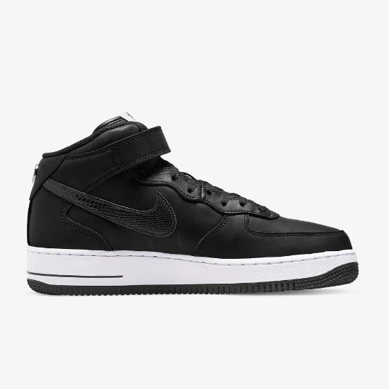Nike X Stussy Air Force 1 '07 Mid SP Shoes 'Black' (DJ7840-001) | eBay