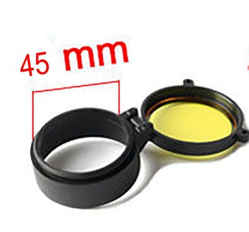 Rifle Scope Quick Spring Protection Lens Cover Flip Up Cap Objective Lense Lid - Picture 21 of 38