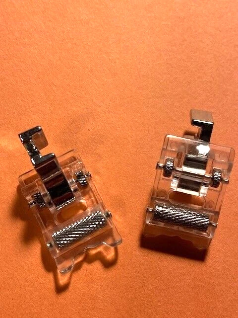 Pie de rodillo de vástago bajo que se adapta a la máquina de coser Elna - se adapta a muchos modelos de vástago bajo Foto 2 de 4