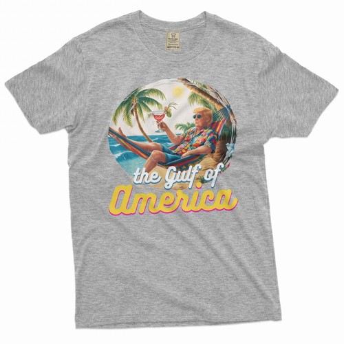 Gulf of America Trump T-shirt Gulf of Mexico new name Patriotic USA Tee shirt - Picture 2 of 10
