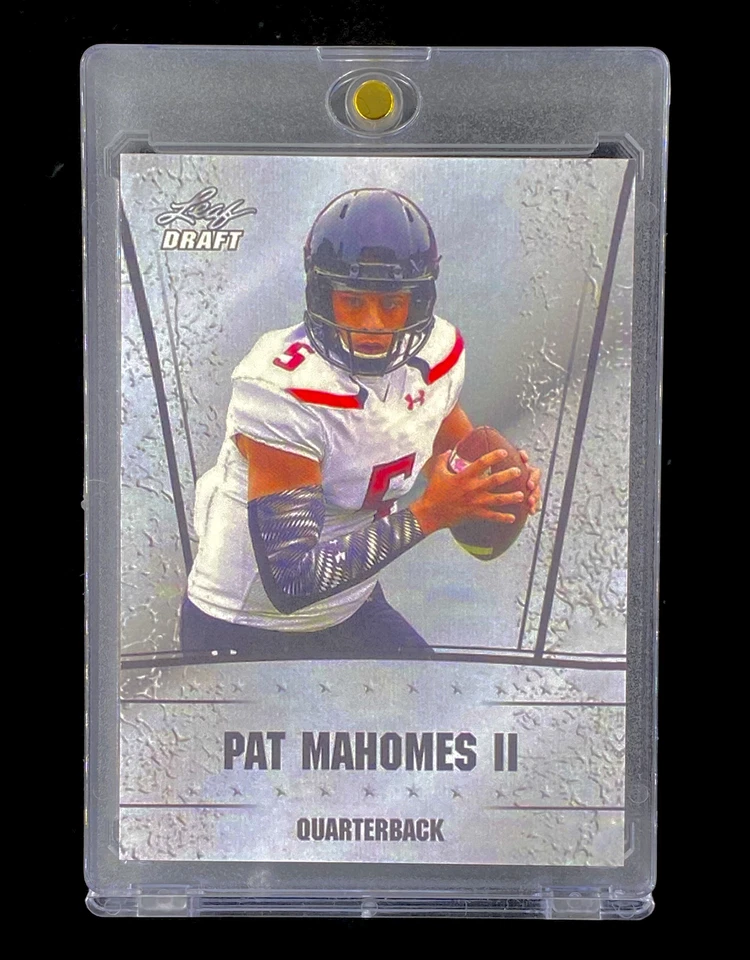 PATRICK MAHOMES ROOKIE SILVER PARALLEL RARE TEXAS TECH SILVER 2017 RC CHIEFS - Image 2 of 4