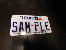 Flash Card Miniature Glossy Paper 2001 Texas