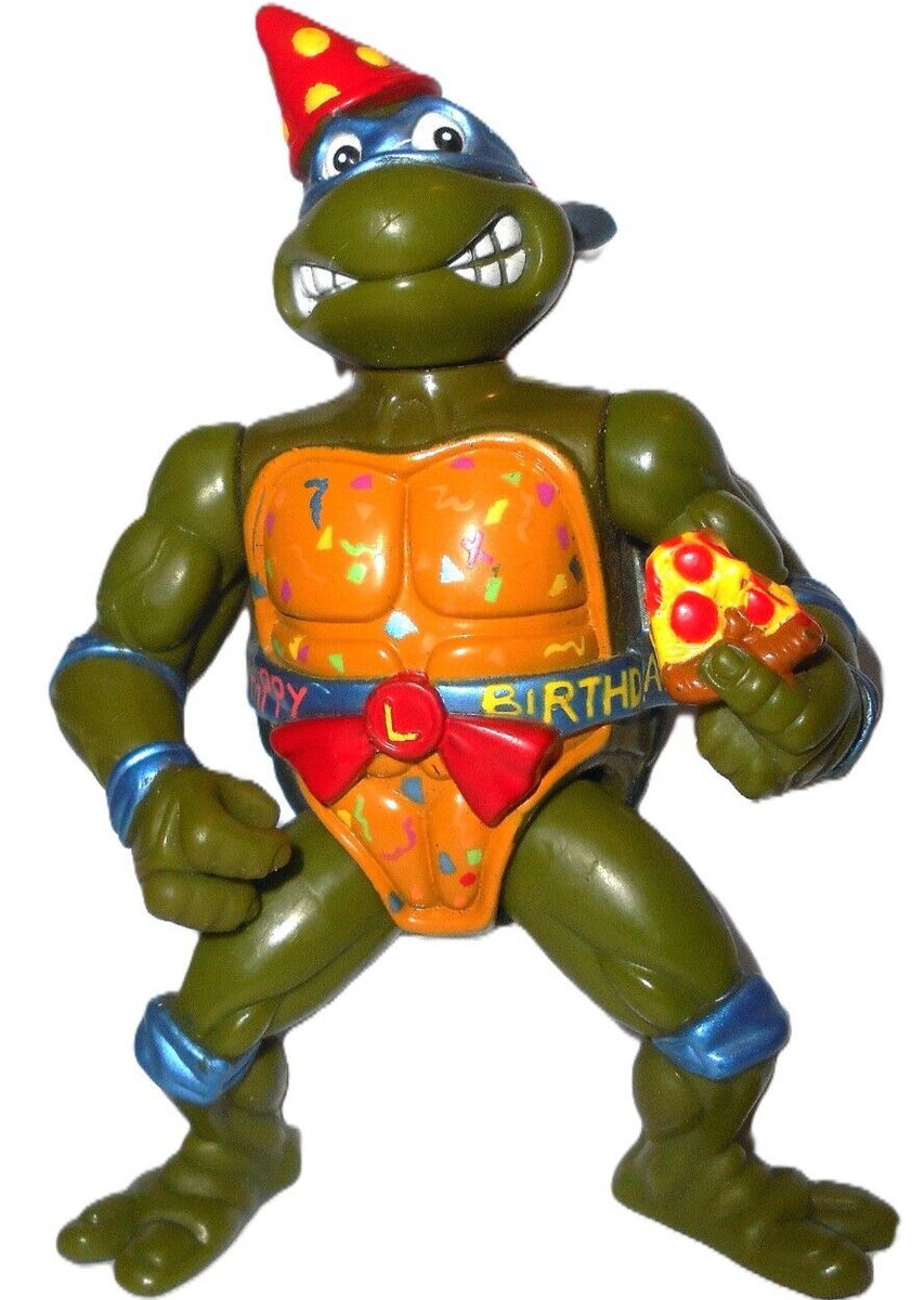 Teenage Mutant Ninja Turtles 1992 BIRTHDAY LEONARDO Leo vintage