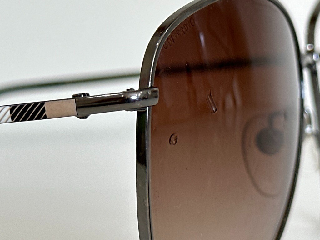 Burberry B 3072 1003/13 Aviator Gunmetal Brown Nova