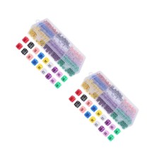 2 Pack Etichette Marcatori Taglia Appendiabiti Kit Assortimento Segnataglie