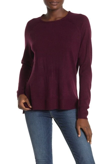 Sweet Romeo Crew Neck Sweater size S in wine | eBay